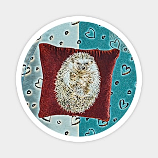 Hedgehog sweet art  trend Magnet